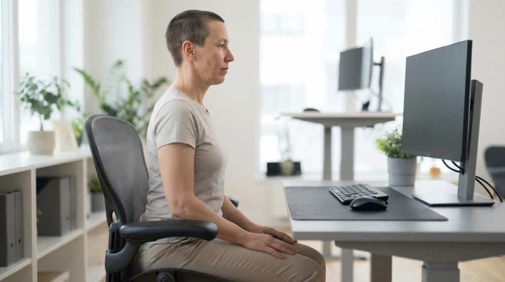 Nakkespændinger fra skærmarbejde: Ergonomi og aflastning